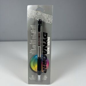 Vintage PaperMate Dynagrip RT50 Ball Pen Medium Point Blue Ink Stainless Japan